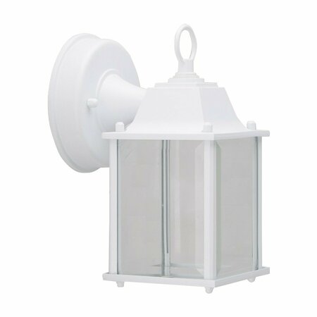SOUNDBEST INT SOURCING Boston Harbor Outdoor Wall Lantern, 120 V, 6.65 W, LED Lamp, 320 Lumens, 3000 K Color Temp 0038-WD-WH